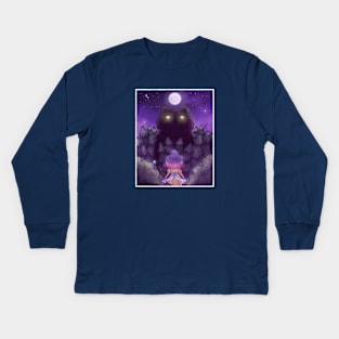 The Cat in the Woods Kids Long Sleeve T-Shirt